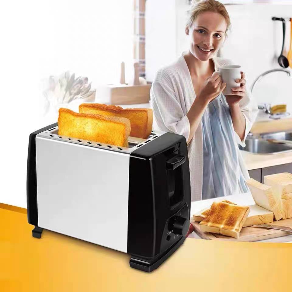 Electric 2-Slice Bread Toaster – Stainless Steel image 3