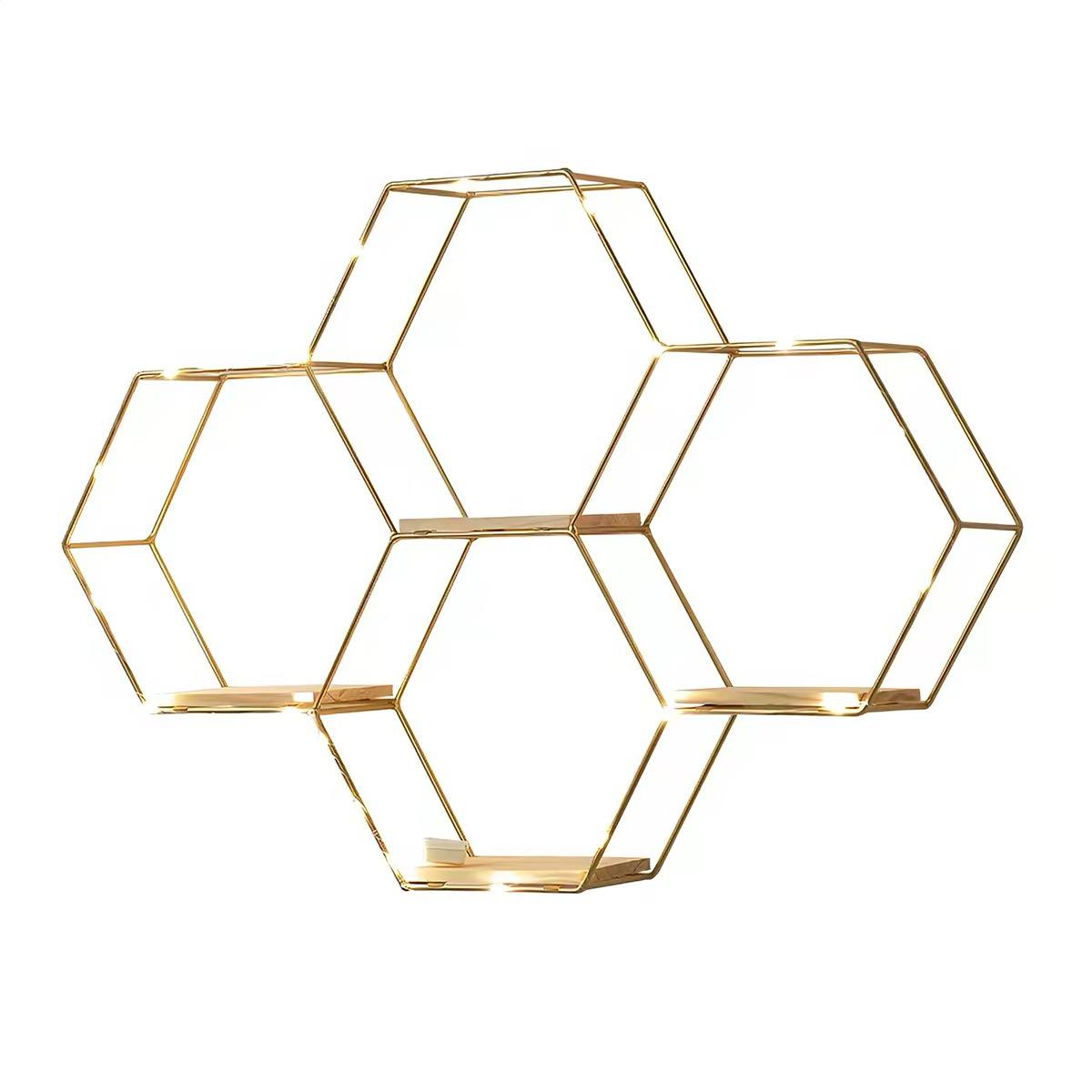 Fiira honeycomb wall shelf