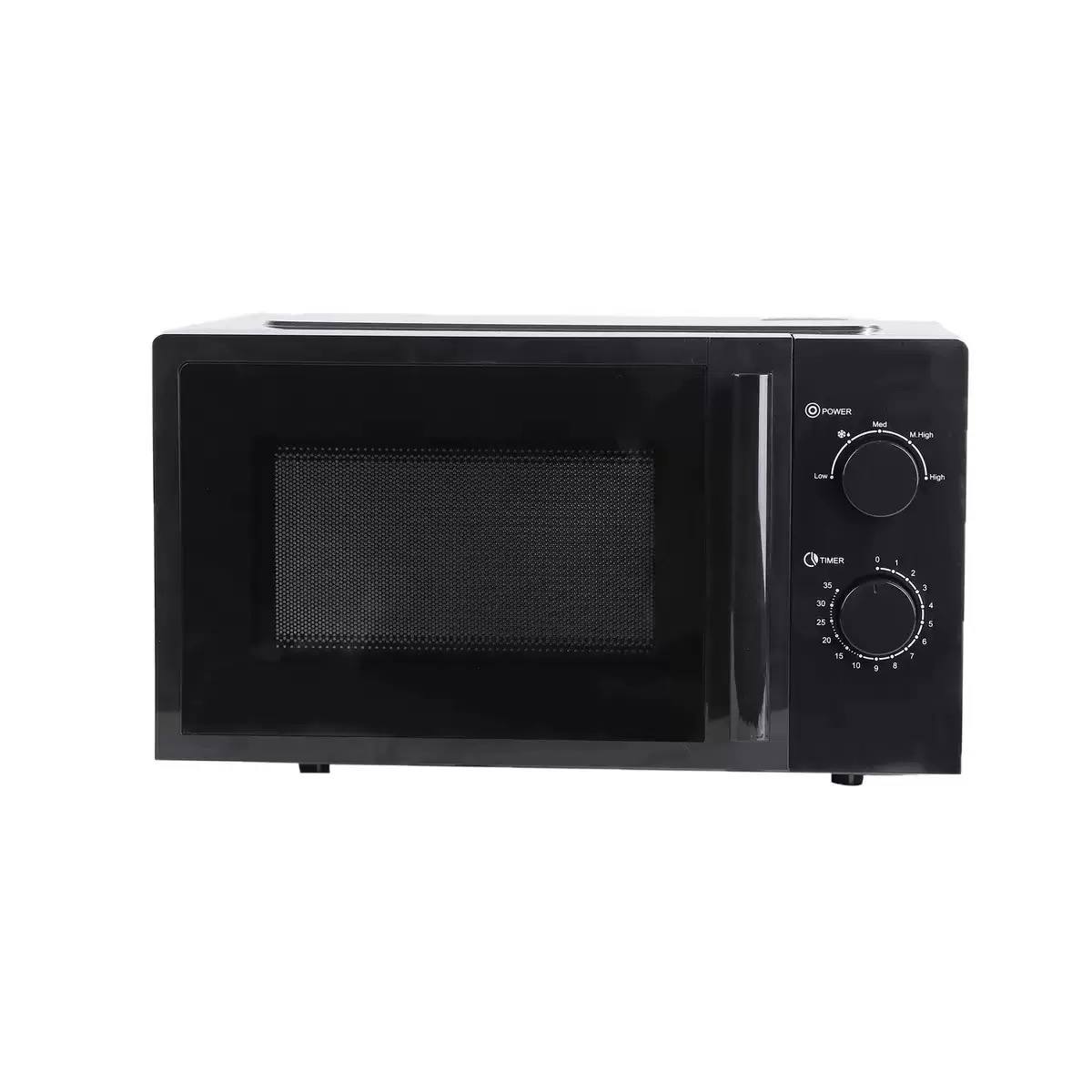 DOMO DO2520 black countertop microwave oven 
