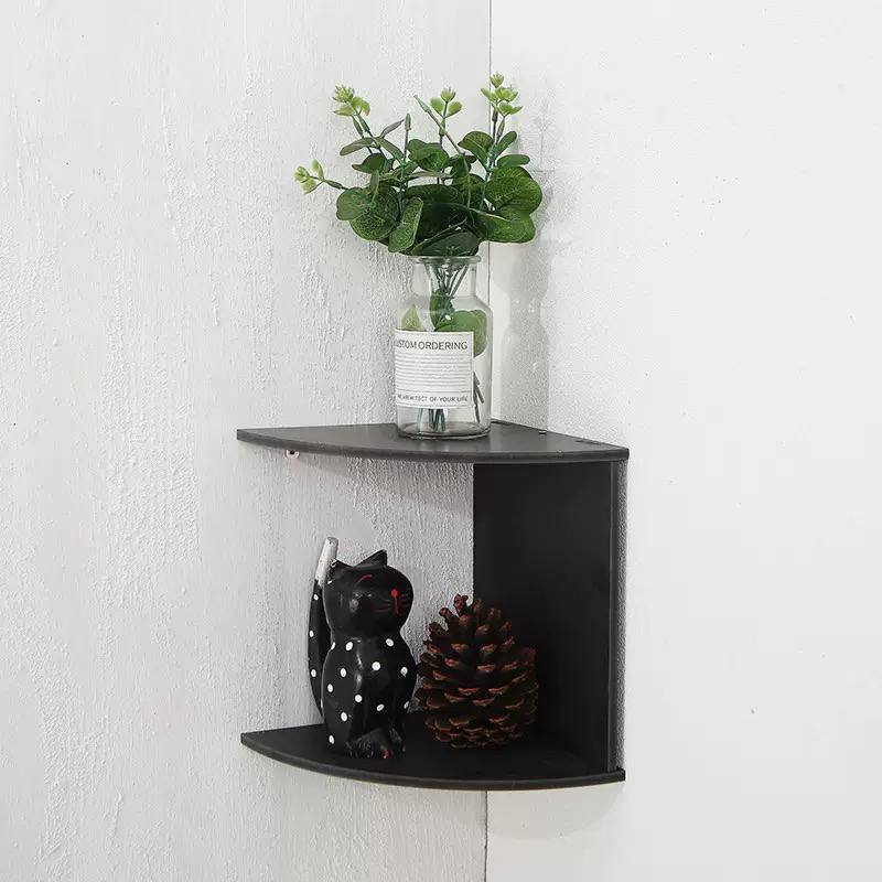 F floating corner shelf