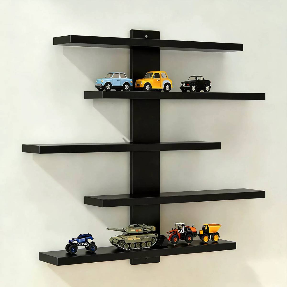 Wall-mounted display shelf