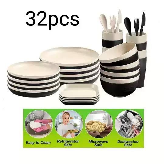 32-piece dinnerware set image 2