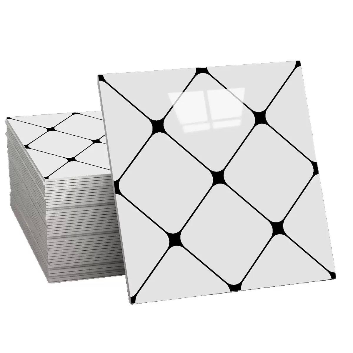  Peel-and-stick waterproof PVC wall/ceiling decorative tiles