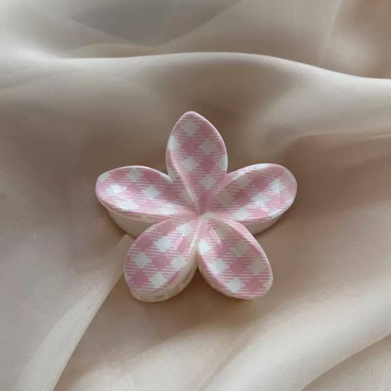 Floral Print Hair Clip