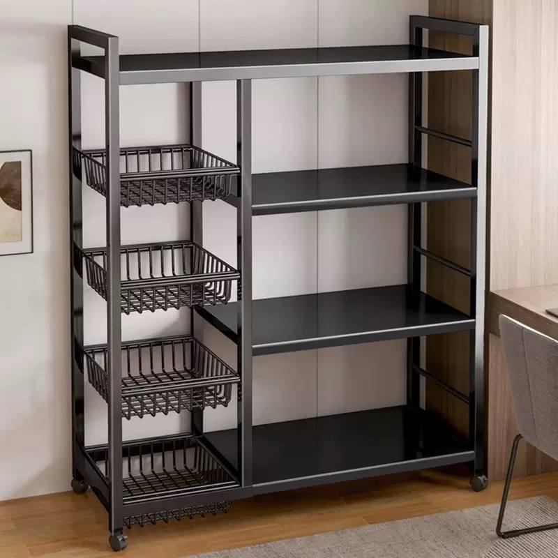 4-tier heavy-duty metal shelving unit image 2