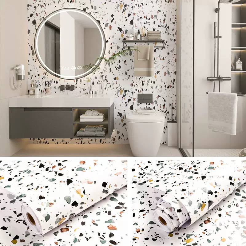  vinyl marble self-adhesive contact paper image 2