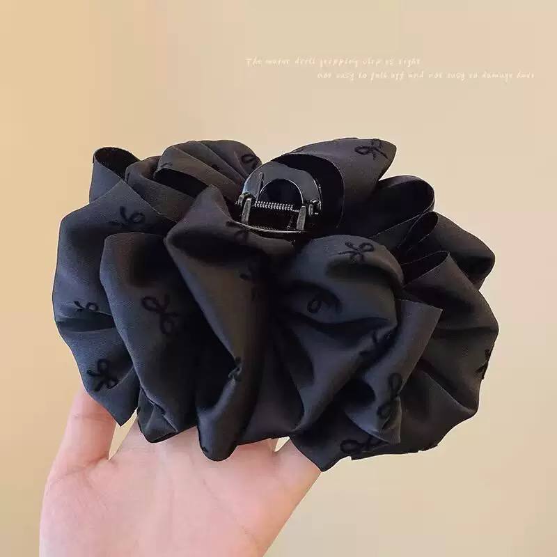 Mesh bow hair claw clips image 2