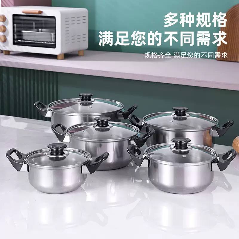  Stainless steel cookware set