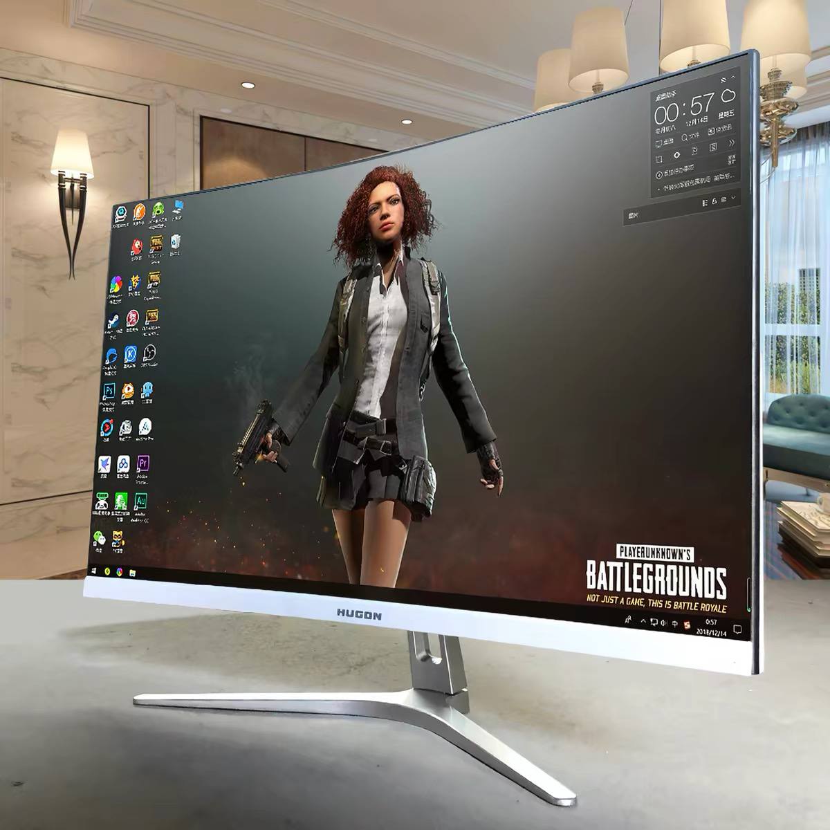 24-inch Teros Te-f240w4 curved gaming monitor image 3