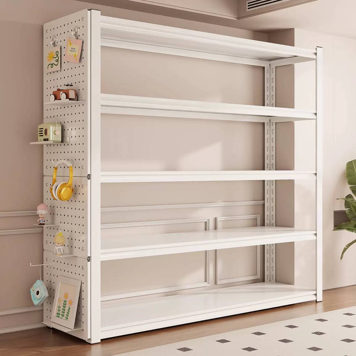 Metal storage shelving unit image 2