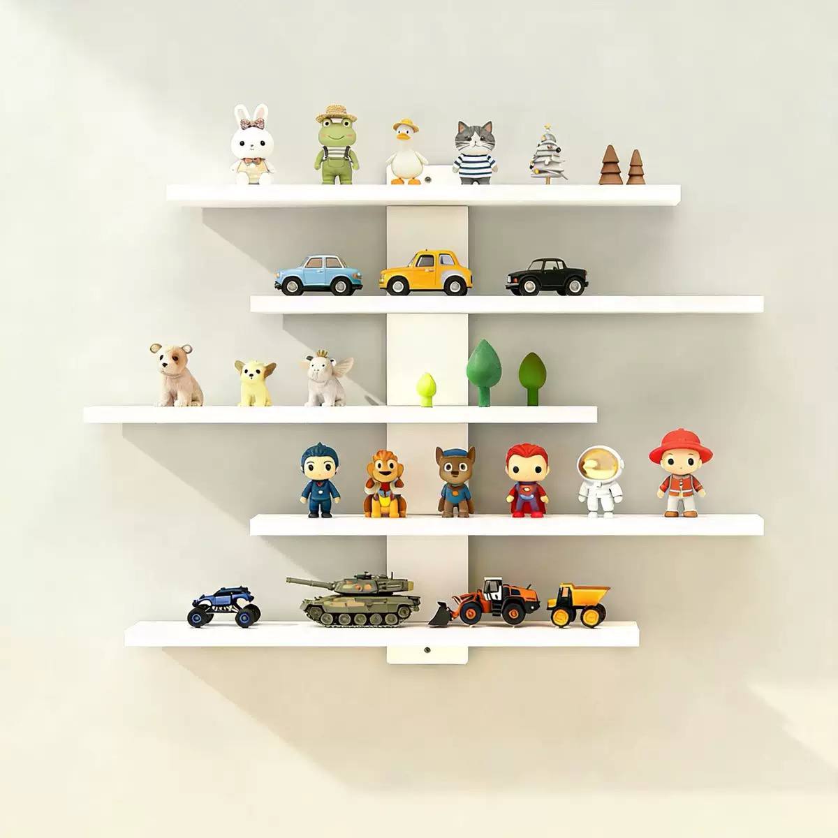 Wall-mounted display shelf image 6