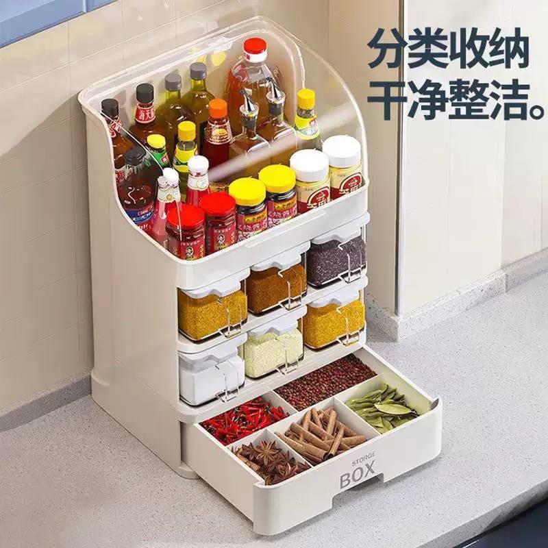 multi-functional kitchen spice rack image 4