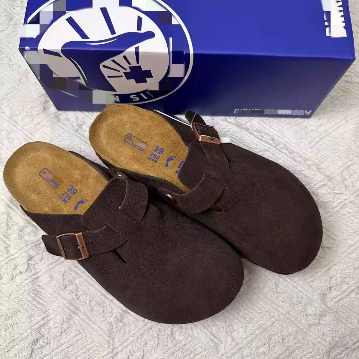 Leather Half-Pack Slippers  image 3