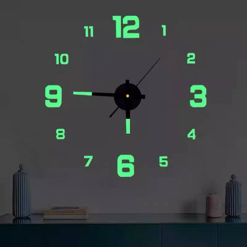 3D DIY Frameless Wall Clock image 4