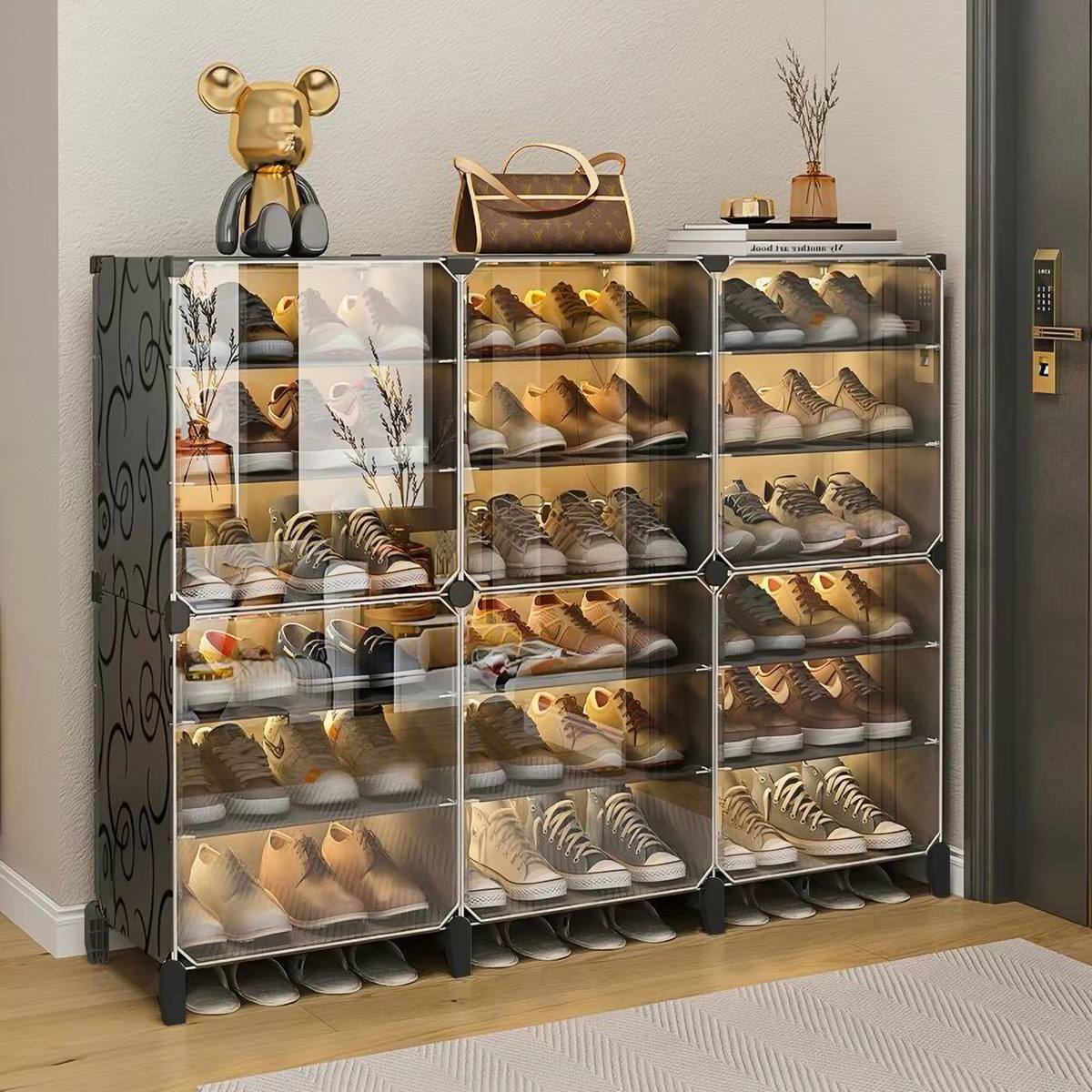 5-tier DIY shoe rack organizer image 3