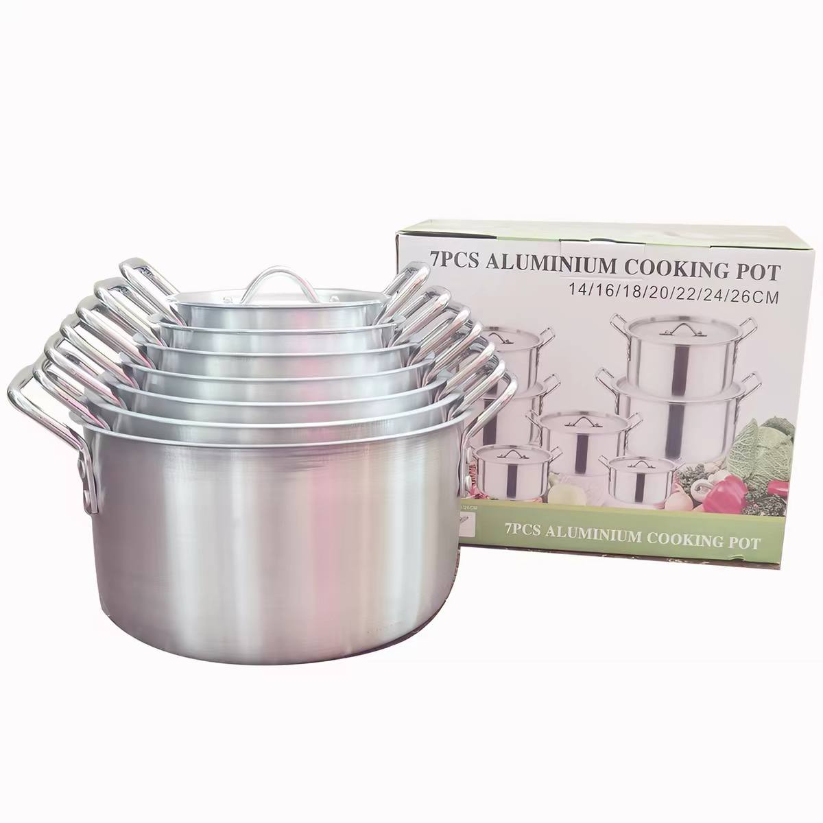  5-piece aluminum cooking pot  image 5