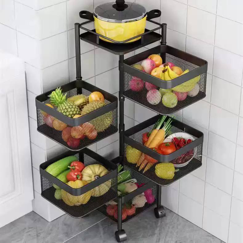 Multi-functional kitchen spice rack image 3