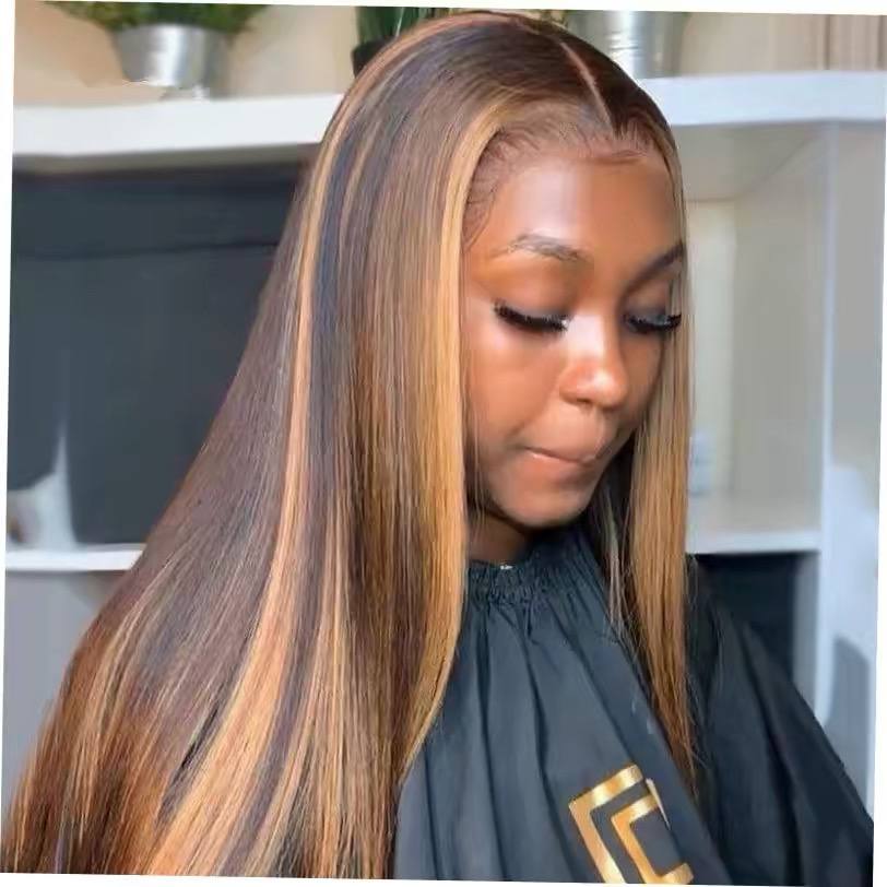 Brazilian human hair lace front wig image 5