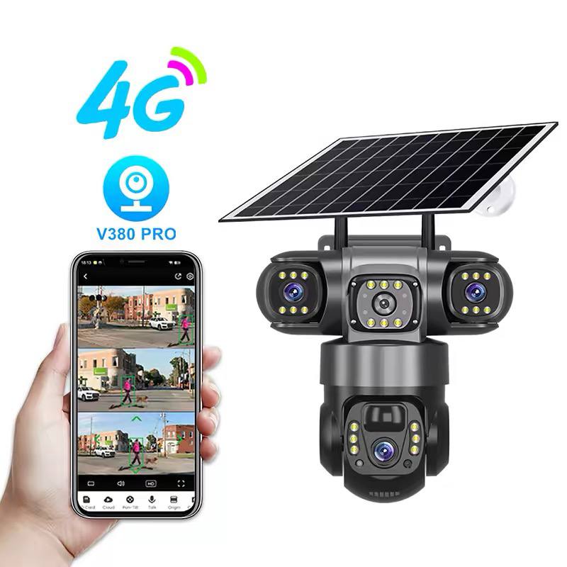 Solar-Powered Wireless PTZ Outdoor Security Camera image 5