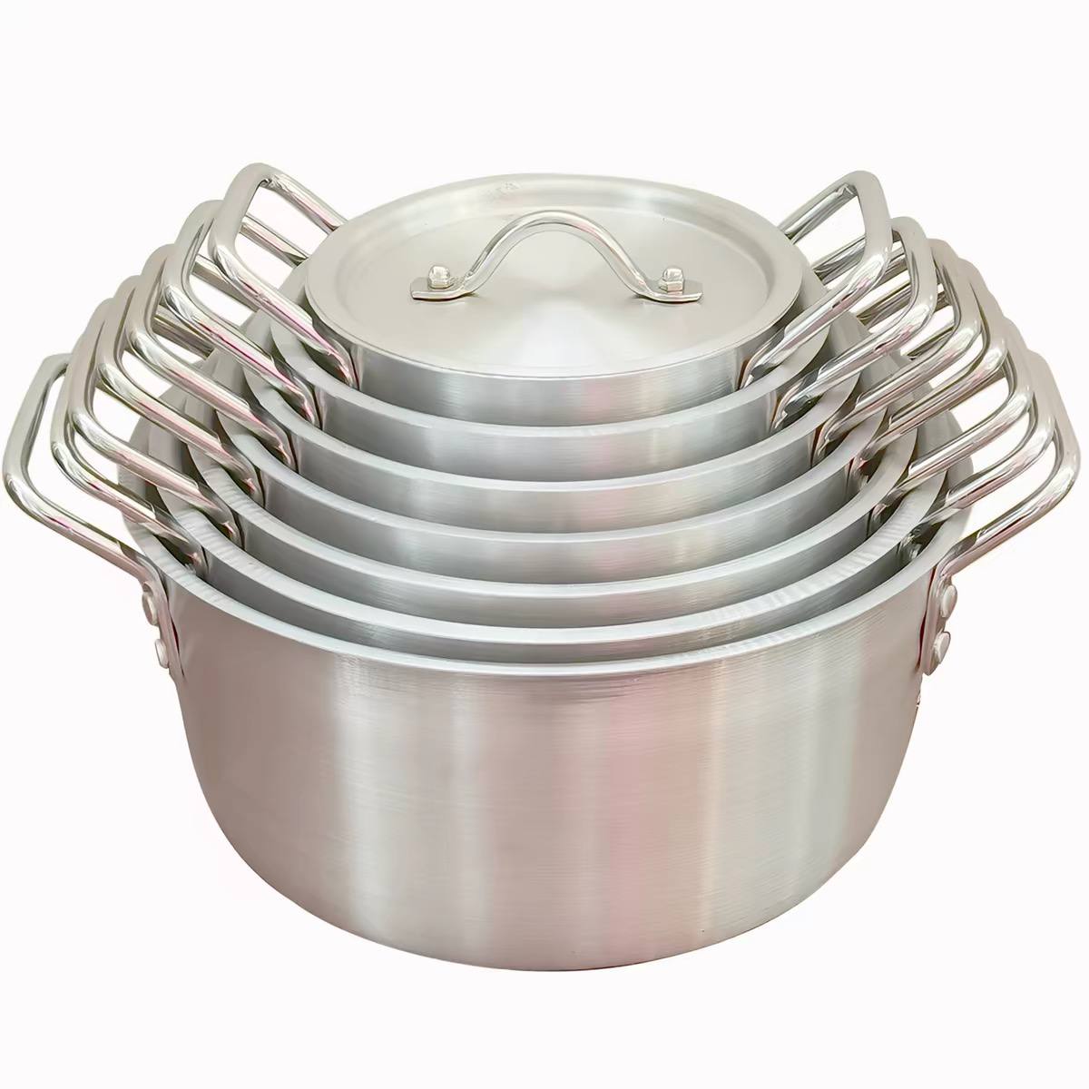  5-piece aluminum cooking pot  image 7