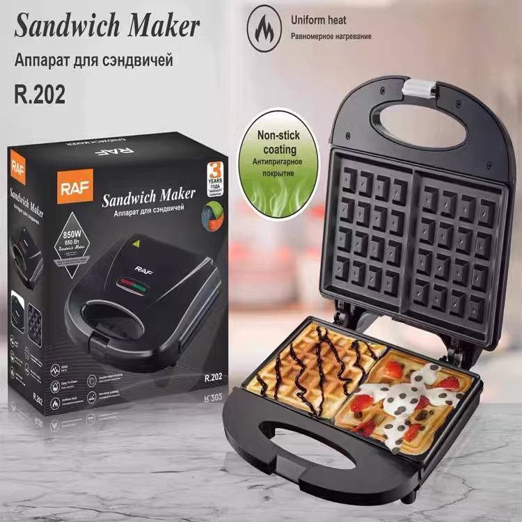 2-Slice Non-Stick Electric Sandwich Maker image 4
